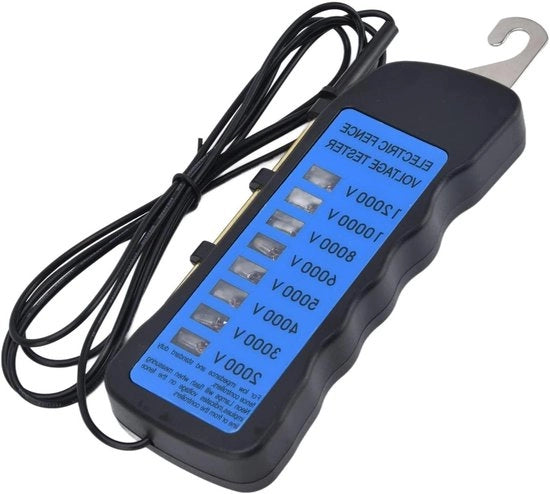 Apparecchio di prova della tensione 12kV - 2000 a 12000V - 8 lampade a neon di indicazione - Impermeabile - Per uso agricolo.