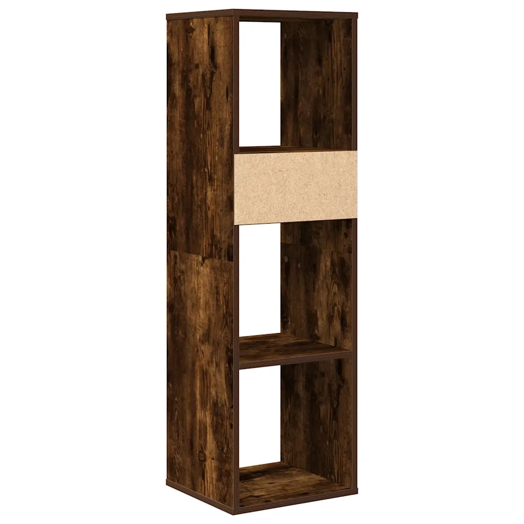 Libreria Rovere Fumo 34x31x112 cm in Legno Multistrato