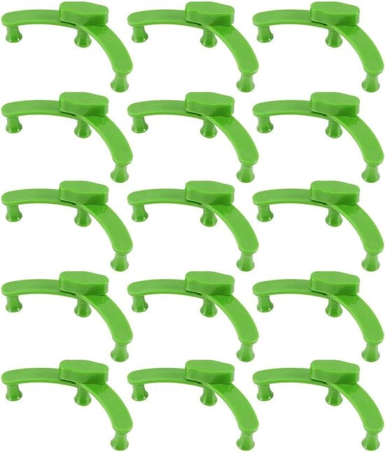 Supporto per Frutta e Verdura con Clip per Ramificazioni - Set da 15 pezzi - Sostegno per Ramificazioni in Crescita - Supporto per Frutta e Verdura