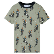 Pigiama da Bambino a Maniche Corte Cachi Chiaro 92 CFW8175831