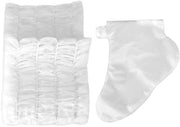 Set di elastici per capelli 100 pezzi - Set di calze per protezione 100 pezzi - Velo di tessuto - Cintura elastica - Respirabile - Imprermeabile - Accessori per capelli