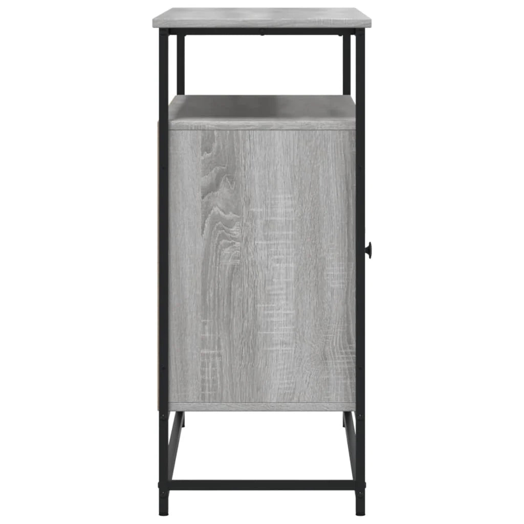 Credenza buffet cassettiera mobile contenitore organizer cucina soggiorno soggiorno Sonoma 100 x 35 x 80 cm derivati ​​del legno grigio 02_0036253