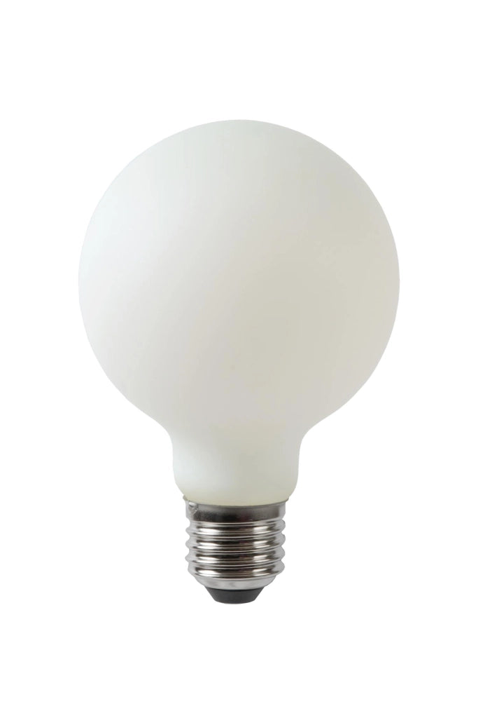 Lampadina LED filament E27 sfera opale 5W 2700K Lucide