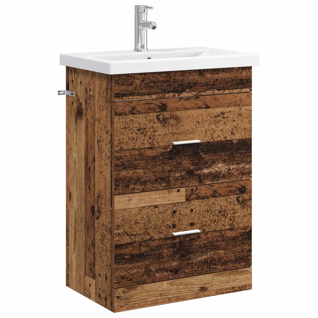 Set di mobili per il bagno Legno antico 61 x 40 x 84,5 cm 3404372