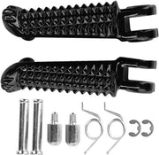 Sostegno per Piedi di Alta Qualità in Alluminio - Sostegni per Piedi Ripiegabili - Accessori per Motocicletta - Sostituzione Diretta - Facile da Installare - Progettazione Stilistica - Pedale Motociclistico