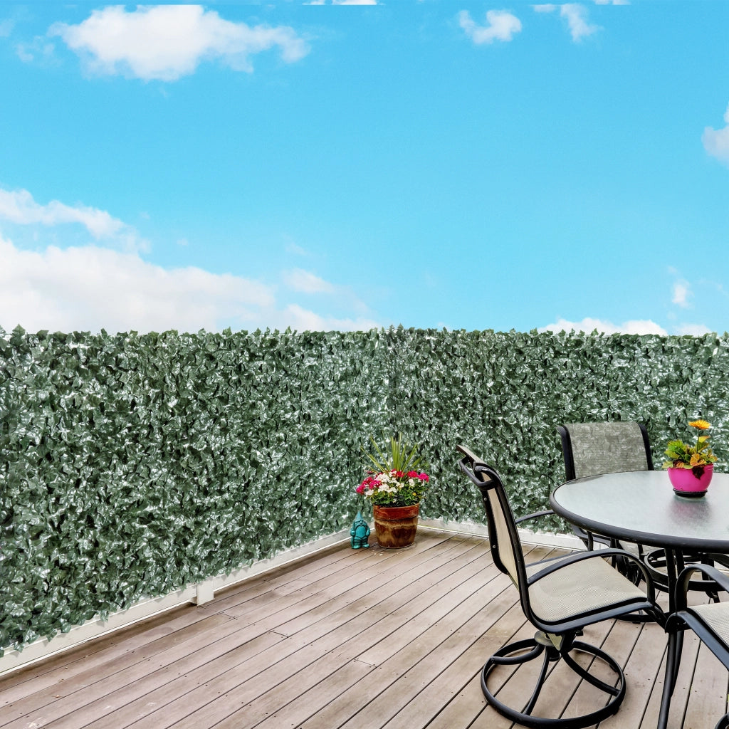 Hedge Artificiale Brise-Vue Realistico 3x1.5m ¨C zephmum ¨C Verde Anti-UV