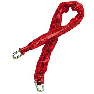 Catena antifurto in acciaio rivestita 7x80