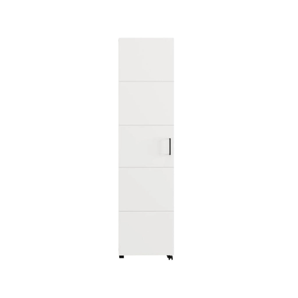 Mobile Portascarpe Visby, Scarpiera 10 Ripiani, 46x33x185h cm Bianco Crema