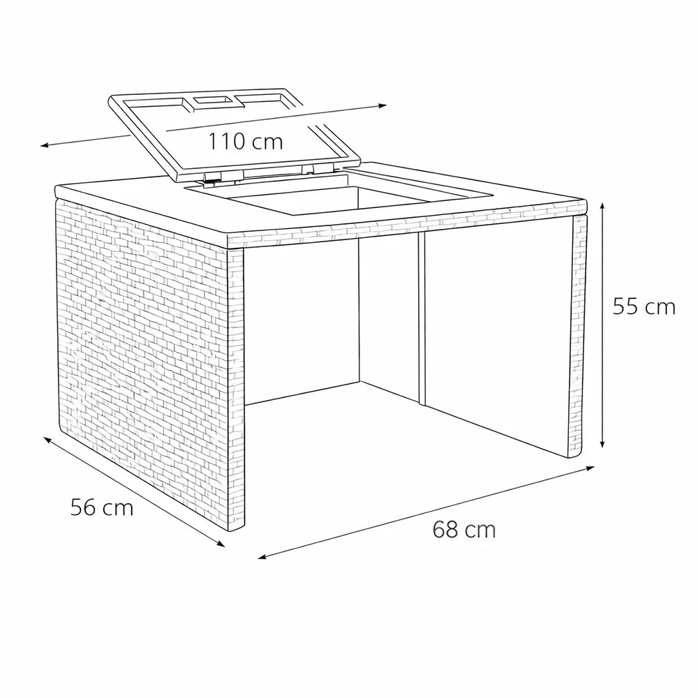 Set 5 Mobili per Piscina Oasi