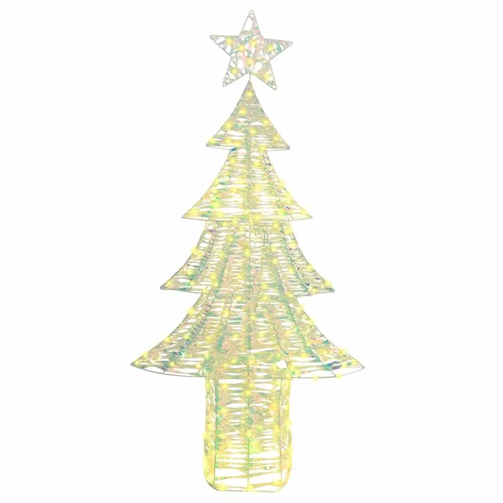 Albero di Natale con 240 LED Bianco caldo 181 cm PET 42018987