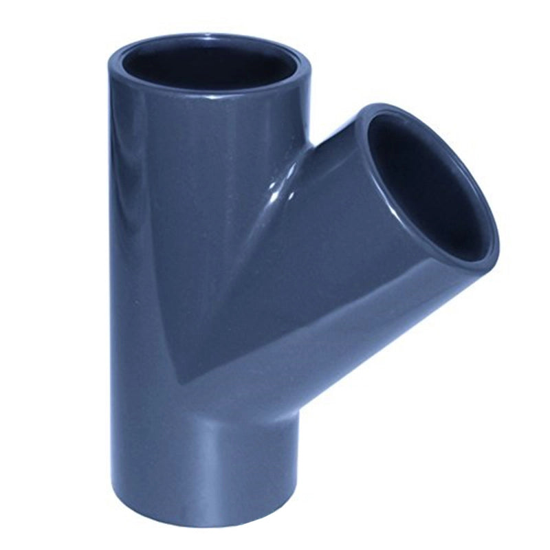 PVC Raccordo Ti 45° ad incollagio Femmina- Ø 32