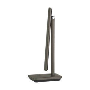 Lampada Da Tavolo Minimal Iniesta Policarbonato Nero Luce Led Integrato 3,6W