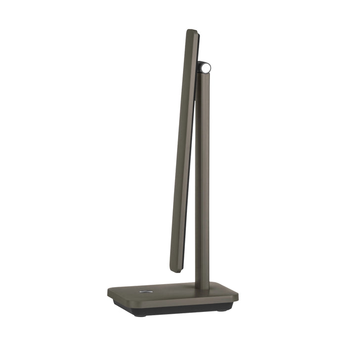 Lampada Da Tavolo Minimal Iniesta Policarbonato Nero Luce Led Integrato 3,6W