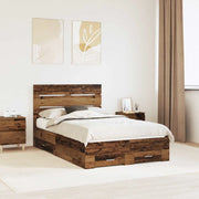 Struttura del letto con cassetto Legno vecchio 120 x 190 cm 3412002