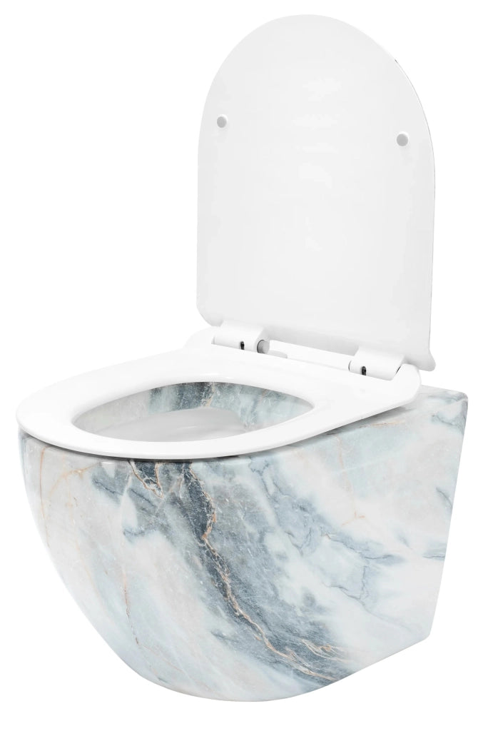 Vaso Wc Sospeso Rea Carlos Slim Granit Shiny N