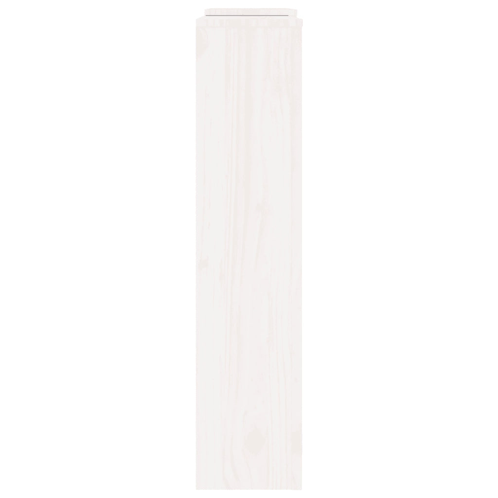 Copertura Termosifone Bianca 210x21x85 cm Legno Massello Pino cod mxl 71096