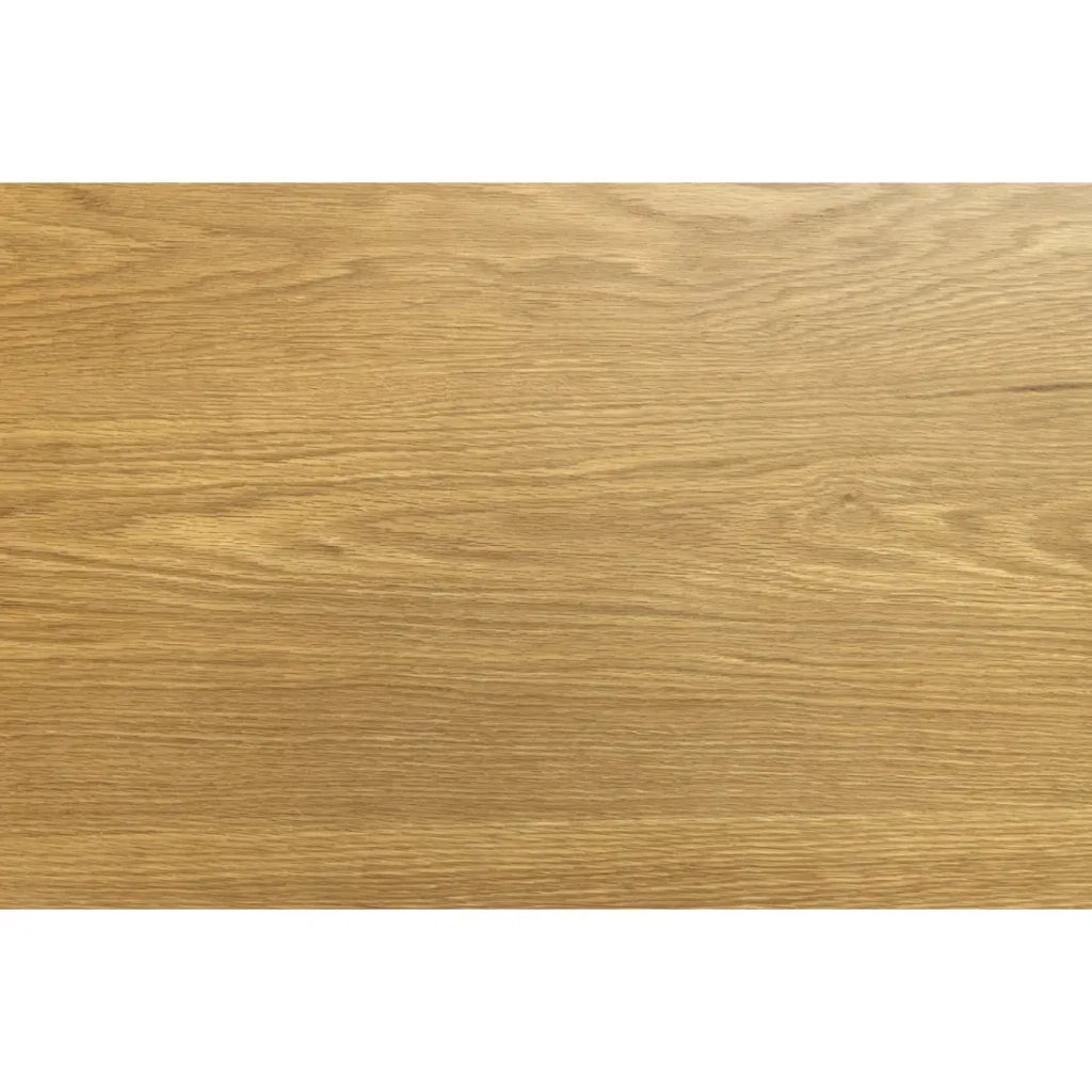 Tavolo da pranzo RADIAM – MDF impiallacciato noce chiaro e metallo – 200-320 cm – Estensibile