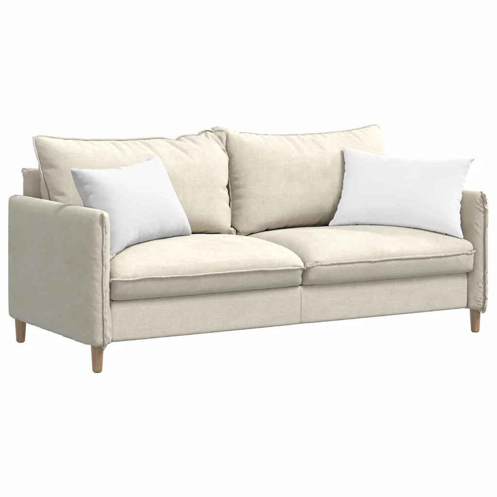 Cuscini da Divano 2 pcs Bianco 60 x 40 cm Tessuto
