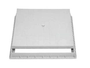 CHIUSINO CON TELAIO PER POZZETTO APERTURA CON BULLONE  cm.55x55