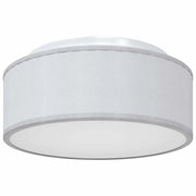 Lampada da soffitto Grigio 30 x 30 x 13,5 cm Tessuto CFW8015545