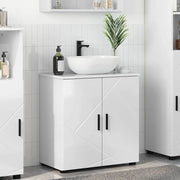 Mobile da Bagno con archiviazione Bianco Lucido 61 x 35 x 64 cm