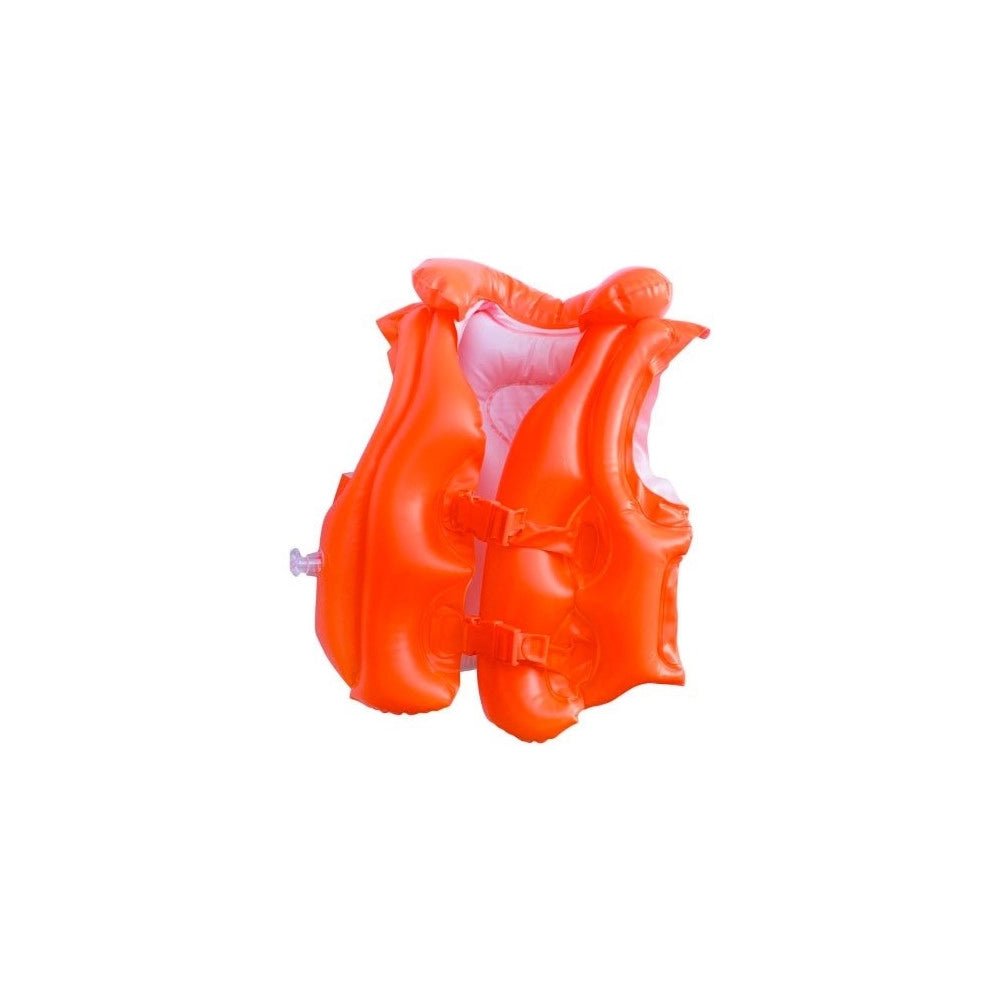 Giubbotto Salvagente Giubbino Salvataggio Gonfiabile Bambini 50 X 47 Cm         