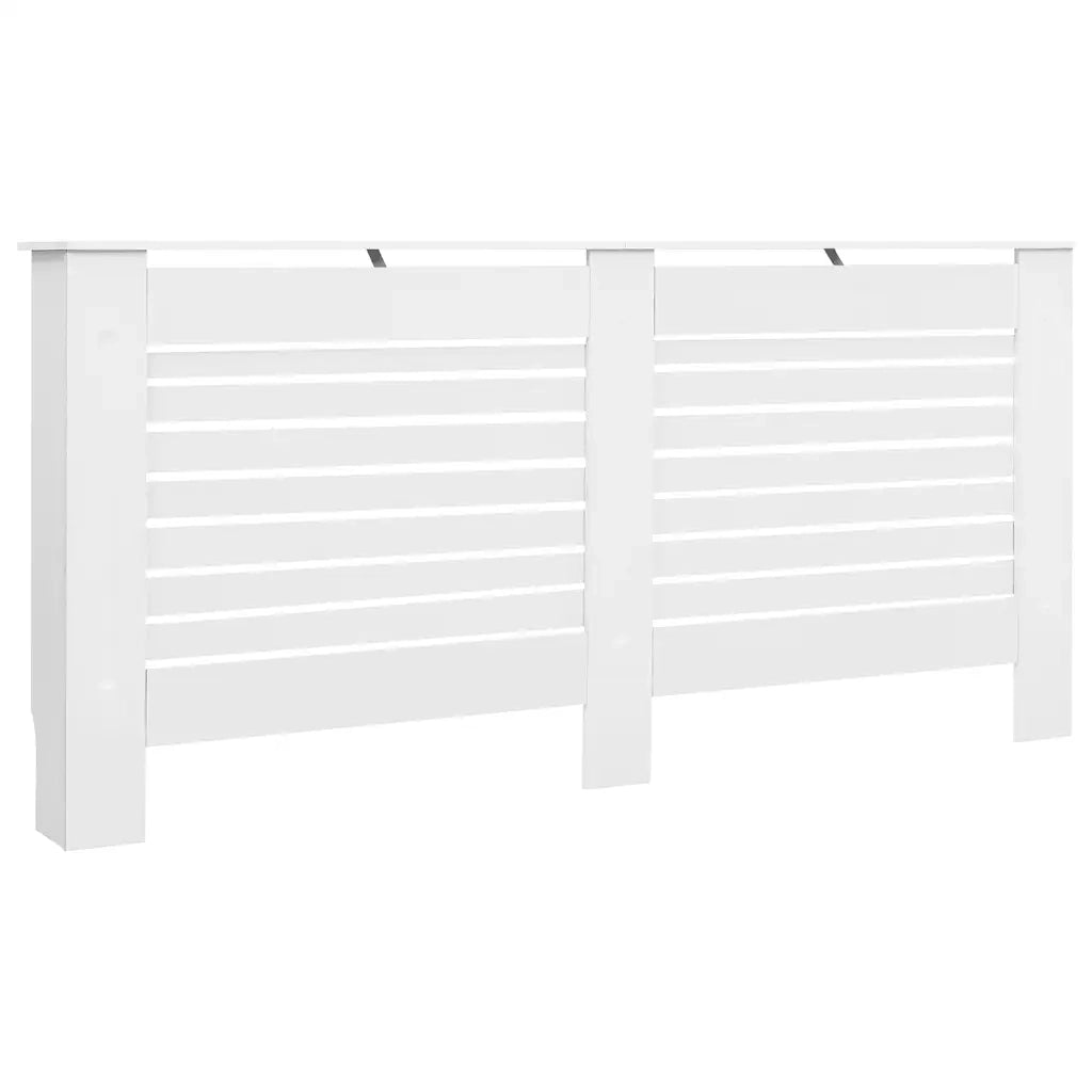 Coperture per Radiatori 2 pz Bianche 172x19x81,5 cm in MDF 3051376