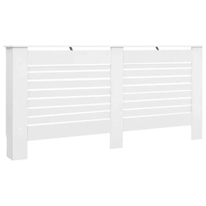 Coperture per Radiatori 2 pz Bianche 172x19x81,5 cm in MDF 3051376
