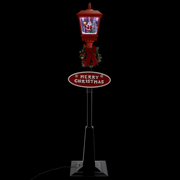 Lampione di Natale con Babbo Natale 180 cm LED 284339