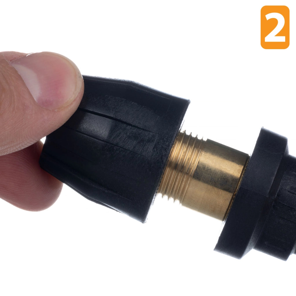 Lancia Mini con Ugello Piatto compatibile con Idropulitrici Kärcher K2-K7 – Pressione Max 160 Bar, Lunghezza 10 cm