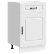 Base da Cucina-Mobile da cucina Kalmar Bianco in Legno Multistrato 991944