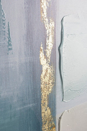 Dipinto Olio con Cornice Crown P2379-4 82.5x82.5 cm in Stampa su Tela