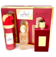Lattafa asdaaf ameerat al arab set edp + hair mist 50ml + deodorant...