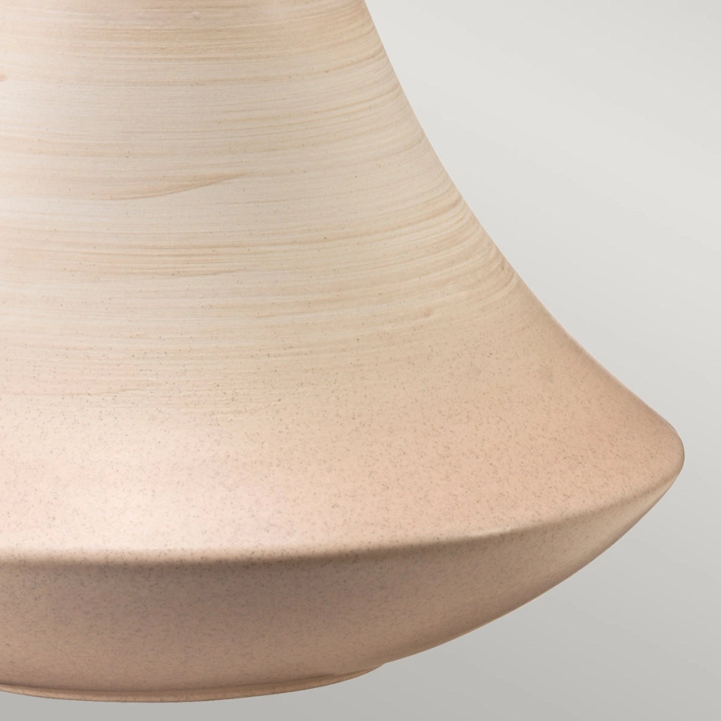 Lampada da tavolo ceramica rosa/crema Pinner E27 Elstead
