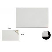 Trade Shop - Tela Telaio Pittura Bianco 24x18x1.5cm Rettangolare Universale Artisti 53412a -