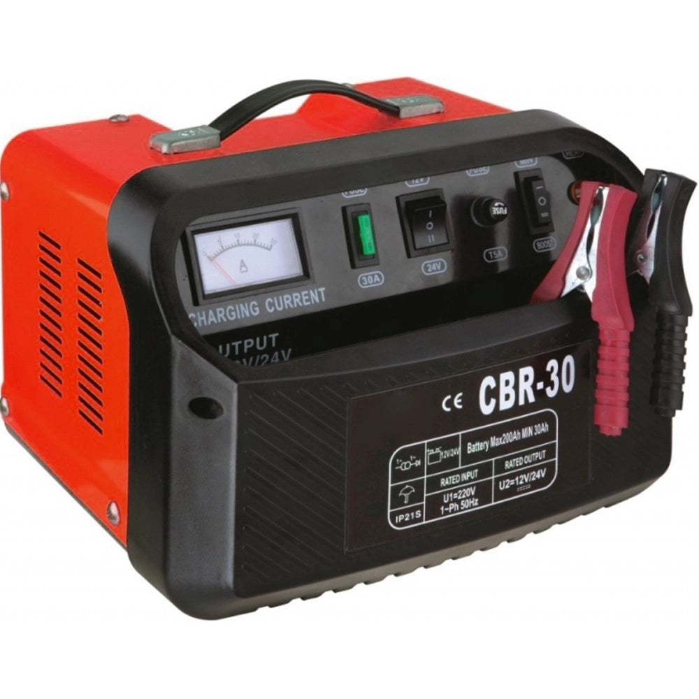 Trade Shop - Carica Batterie Cb30s Auto Moto Camper Barca 12/24v 180w 12a 50hz Emergenza -