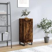 Credenza-Buffet-Armadio da cucina Rovere Fumo 34,5x34x90 cm in Legno Multistrato 541336