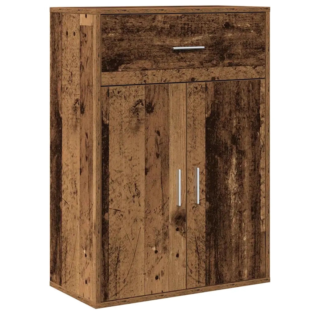 vidaXL Credenza Legno vecchio 79 x 38 x 80 cm Legno multistrato