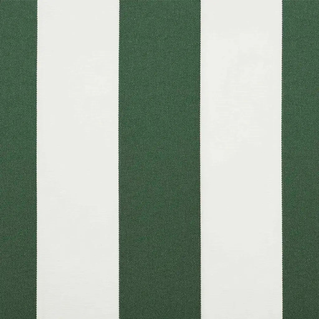 Telo di ricambio per tenda da sole Verde e Bianco 280 x 245 cm 42000656