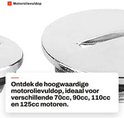 Vendita di doppiatore per motori a 90CC/110CC/125CC - realizzato in lega di alluminio - copertura - inclusi anelli di silicone - 100% nuovo di zecca