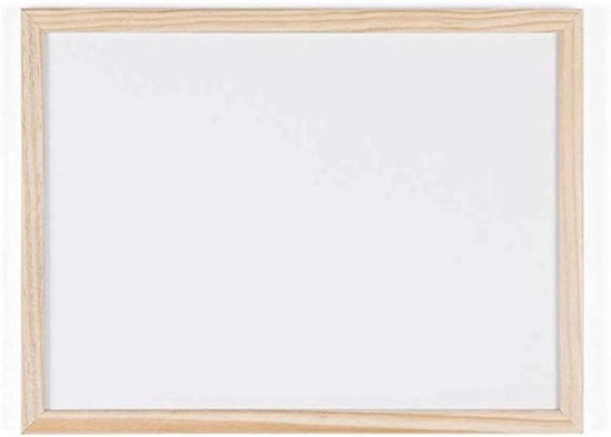 Tavola Nera 40x30 cm - Superficie in Acciaio Gelato - Cornice in Legno