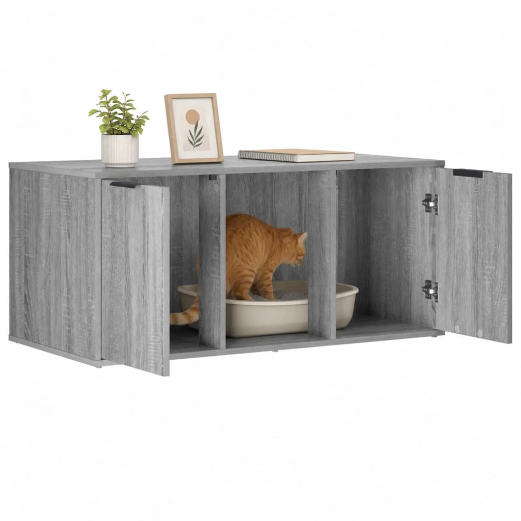 Mobile per gatti Sonoma grigio 100 x 49 x 45 cm 8014764