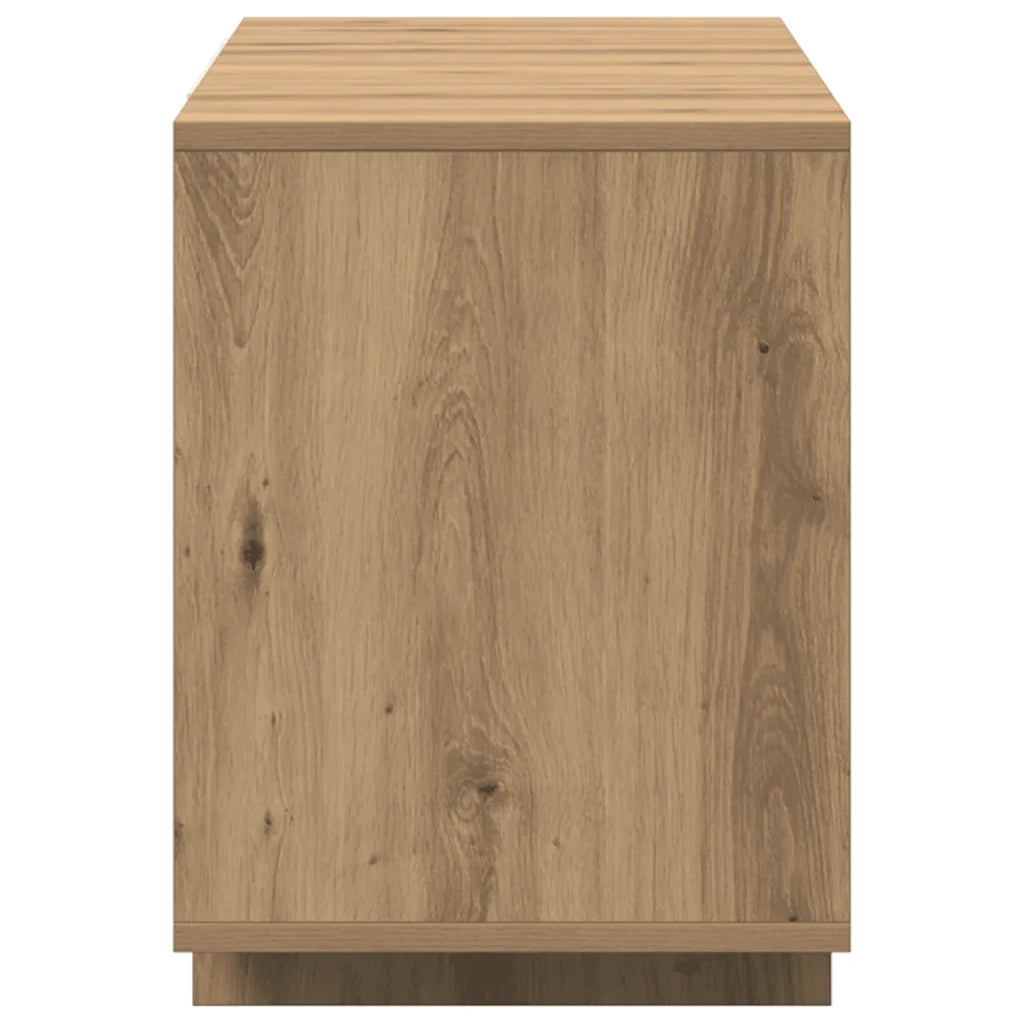 Mobile TV Rovere Artigianale 130x35x50 cm in Legno Multistrato