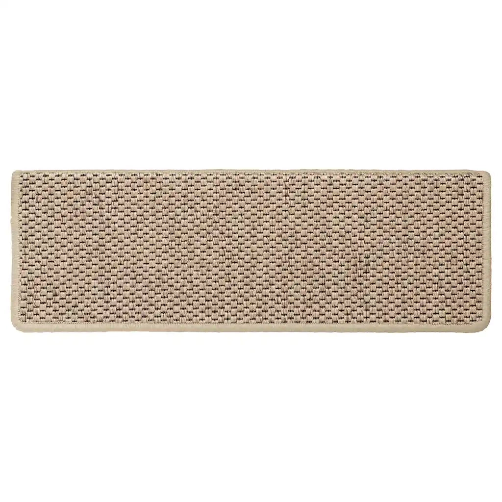 Tappeti Autoadesivi Scale Aspetto Sisal 30 pz | Gradini per Scale 65x21x4 cm Sabbia