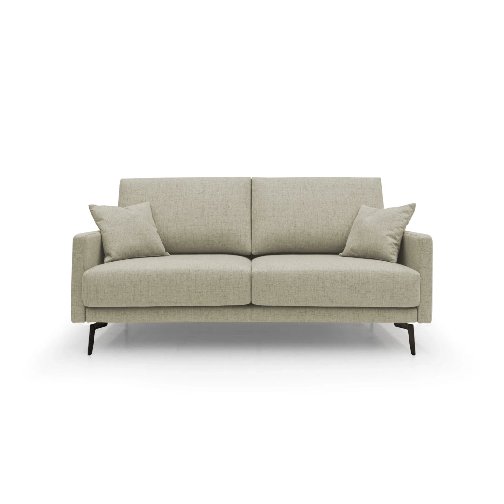 Saturno Divano moderno in tessuto morbido impermeabile T03 140 cm beige