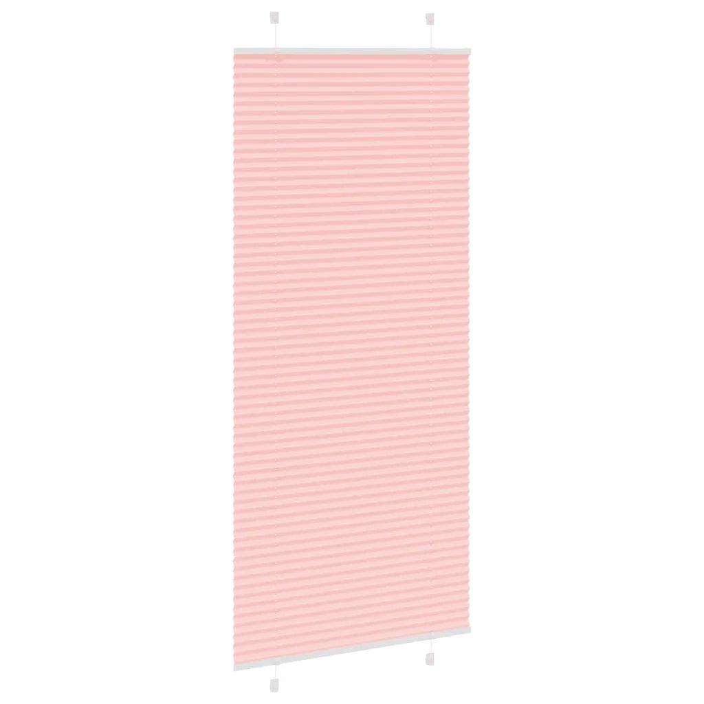 Tenda Plissettata Rosa 85x200 cm Larghezza Tessuto 84,4 cm 4015463