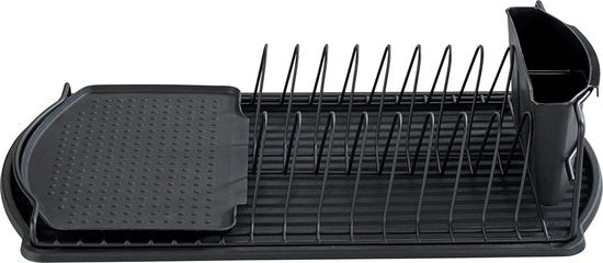 Afdruiprek per servizi e taglieri - mok e bicchieri - asciugamano per piatti - afdruiprek lussuoso 47,5 x 11 x 26,5 cm, dimensione contenitore (L x A x P): 47,5 x 2 x 26,5 cm