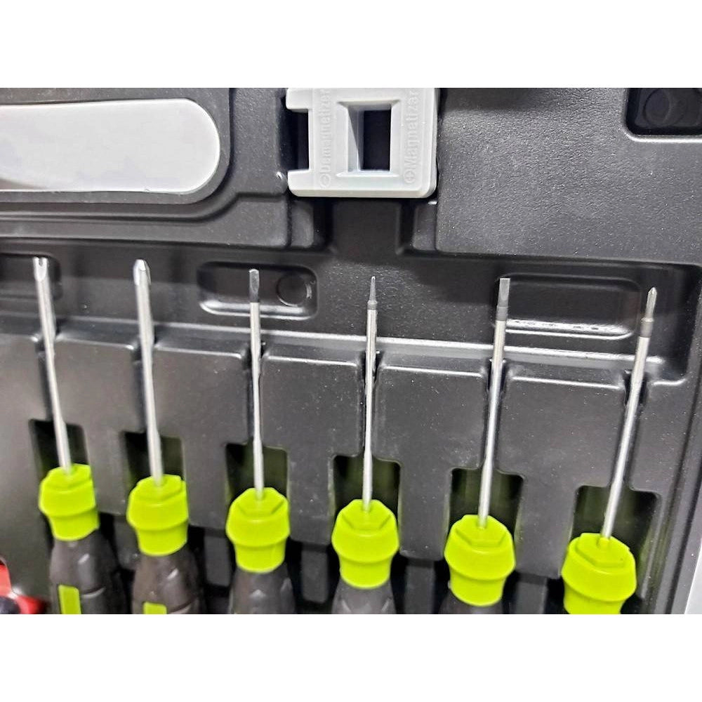 Trade Shop - Set Valigia Bussole Cacciaviti Cacciavite Inserti 78 Pz A Taglio Croce Torx Y U -
