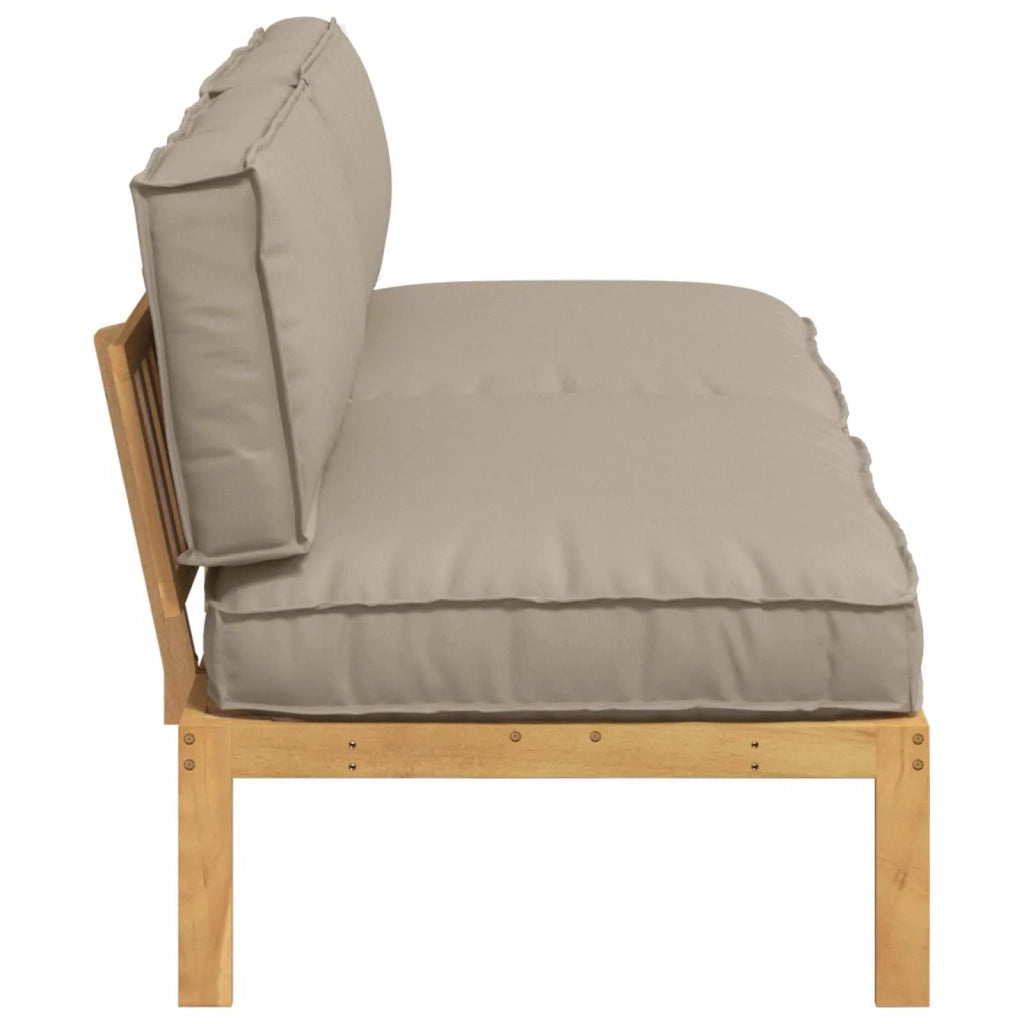 Set di divani con cuscino 2 pcs Talpa Legno di Acacia Massello 3418231