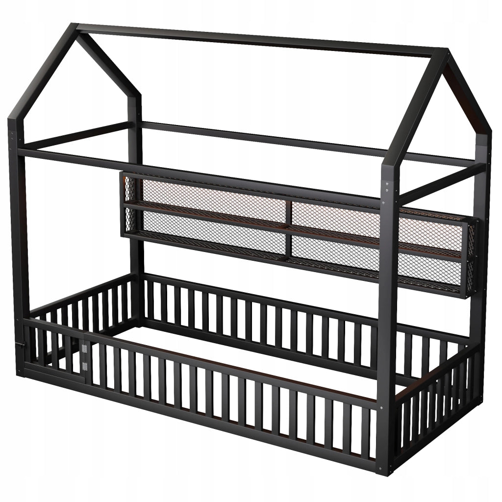 Letto a piattaforma con illuminazione LED - Xylo - 90x200 - Nero